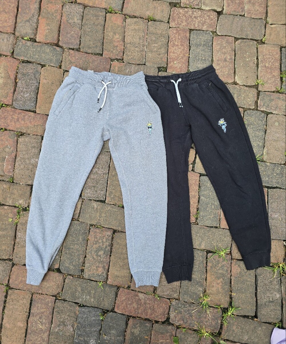 Goat USA OG Jogger Sweatpant Bundle 2 Pair Gray  Black Vvguc Soft Back To Campus